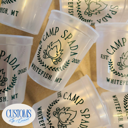Frosted Party Cups - Custom