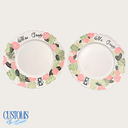Custom Wedding Chargers