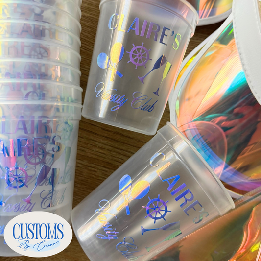 Frosted Party Cups - Custom