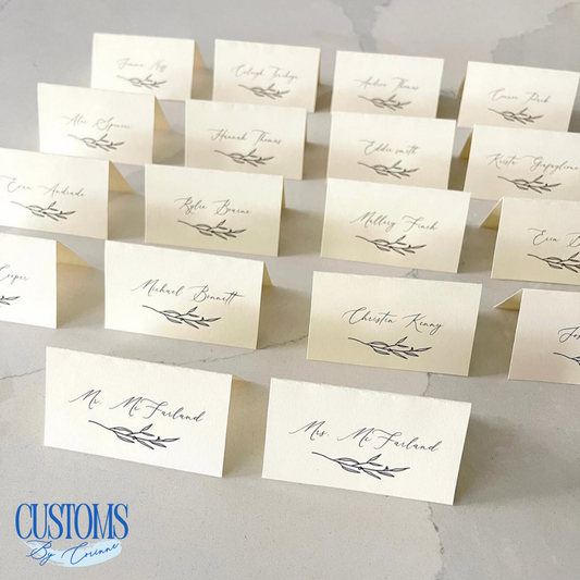 Custom Place Cards