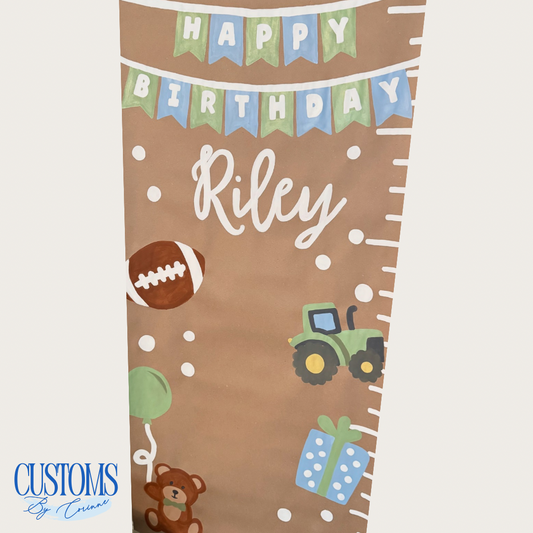 Annual Birthday Growth Banner - Custom