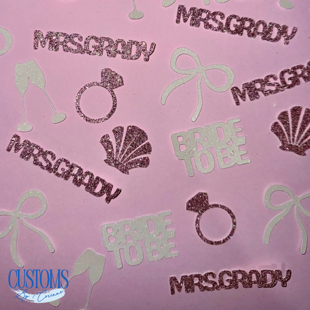 Personalized Sparkle Confetti - 100 pieces
